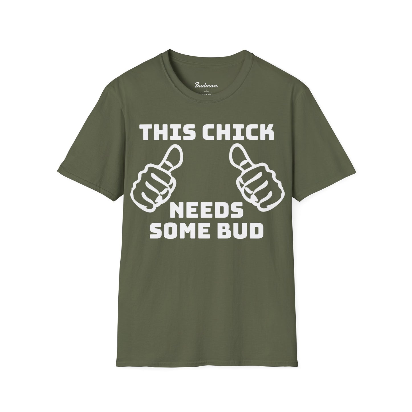 This Chick Needs Bud tee