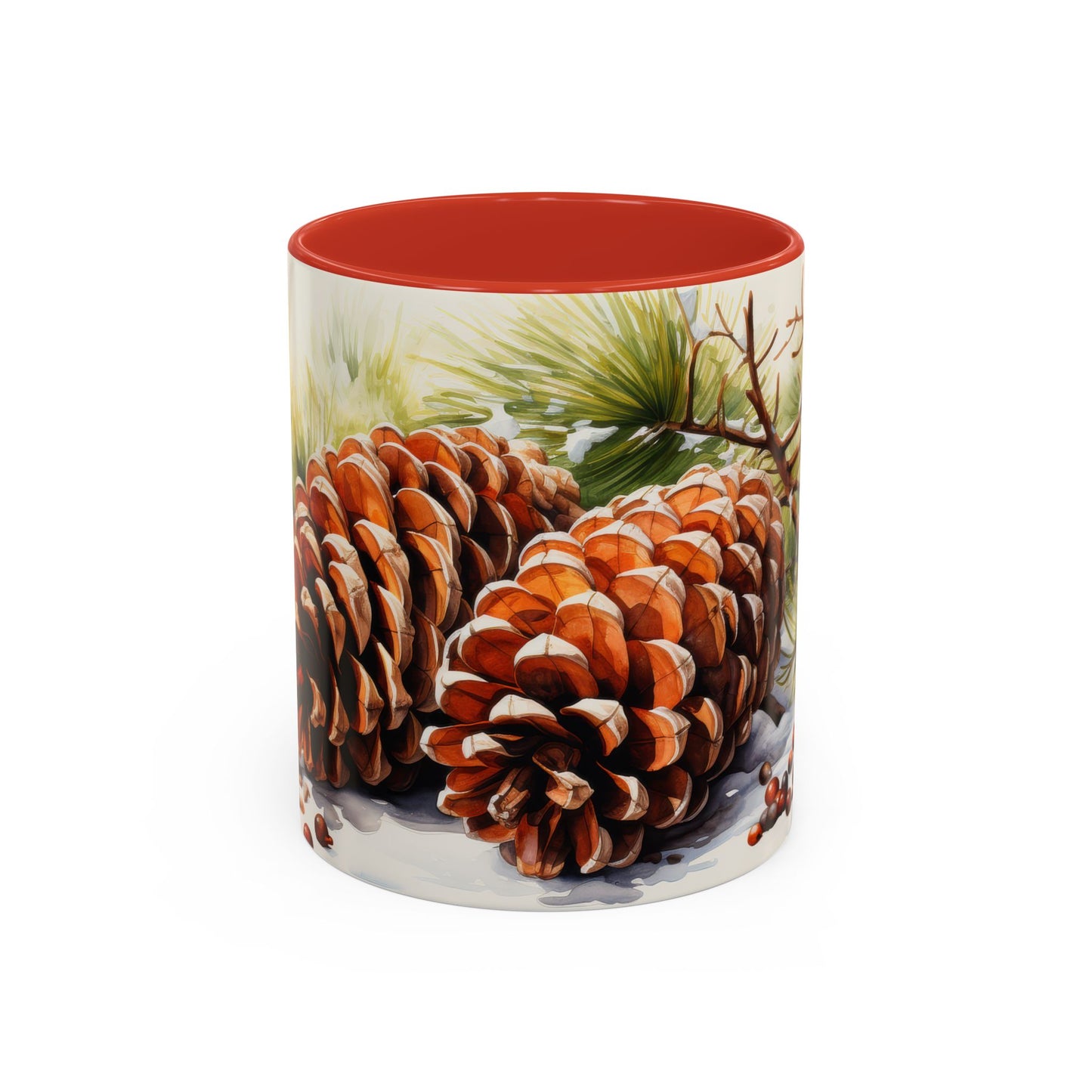 Rustic Winter Pinecone Mug