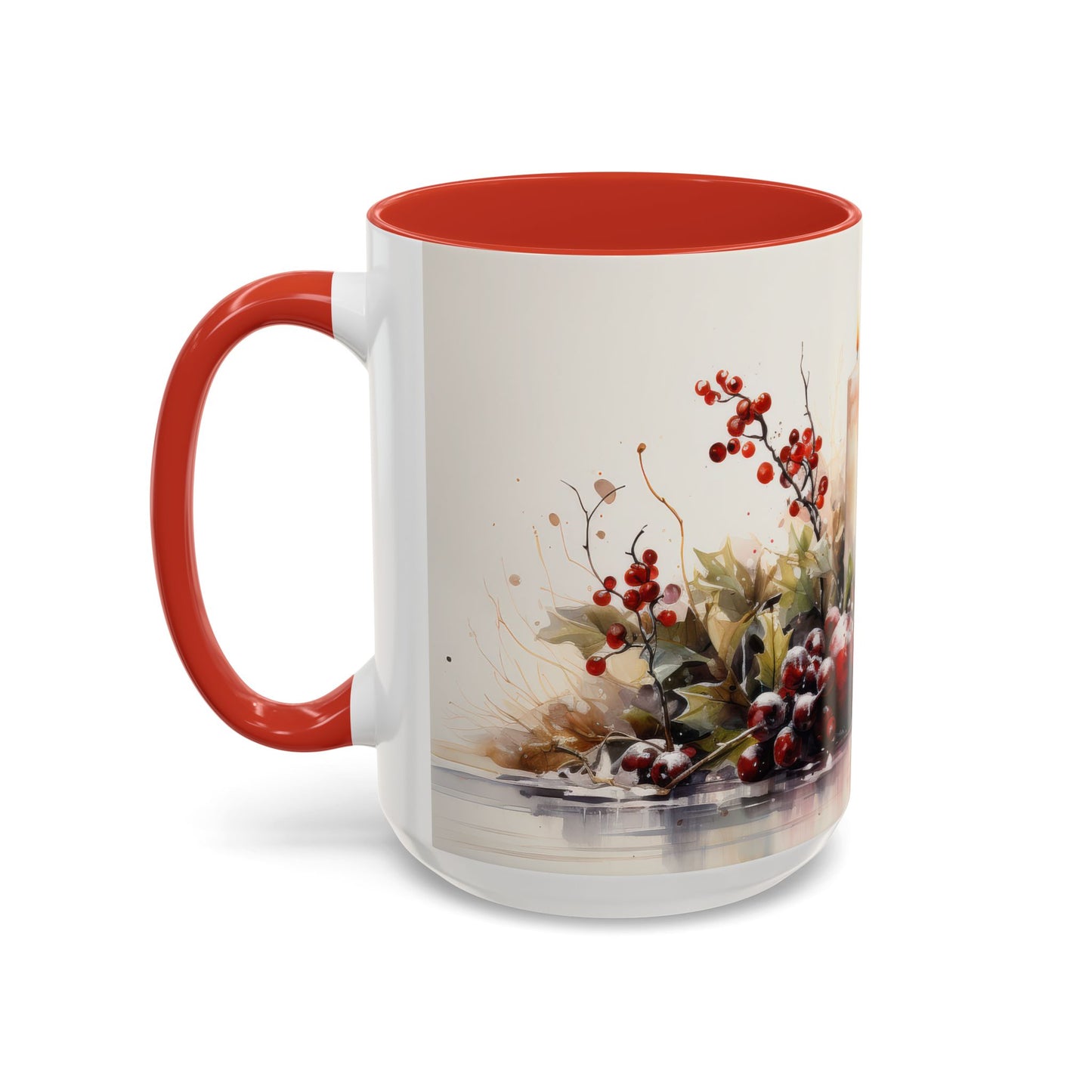 Festive Candlelight Christmas Mug