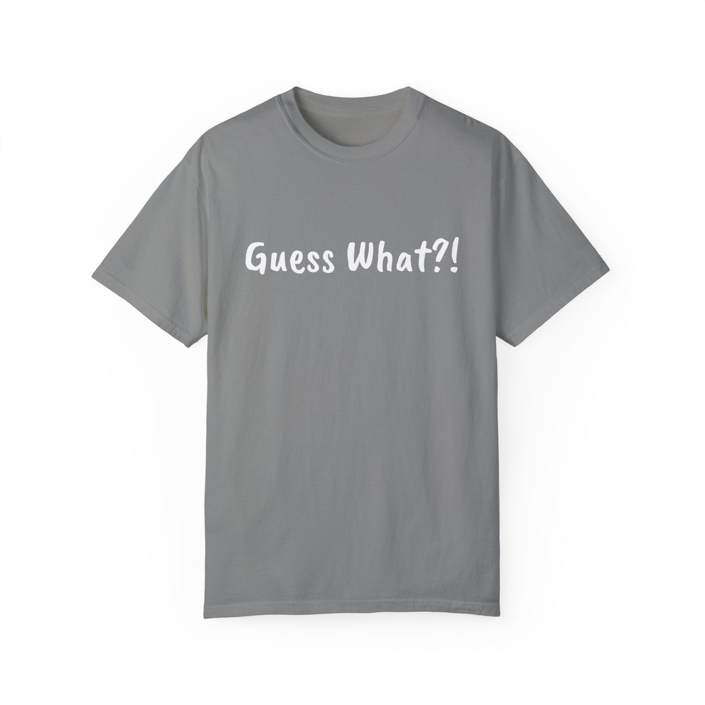 Unisex T-shirt Funny Guess What Chicken Butt Two Sided Design