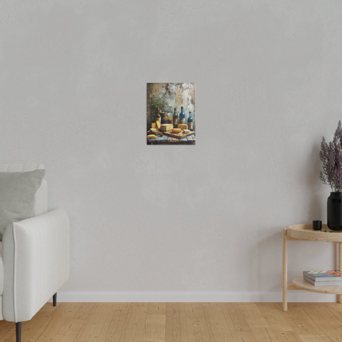 Cheese and Wine Canvas print