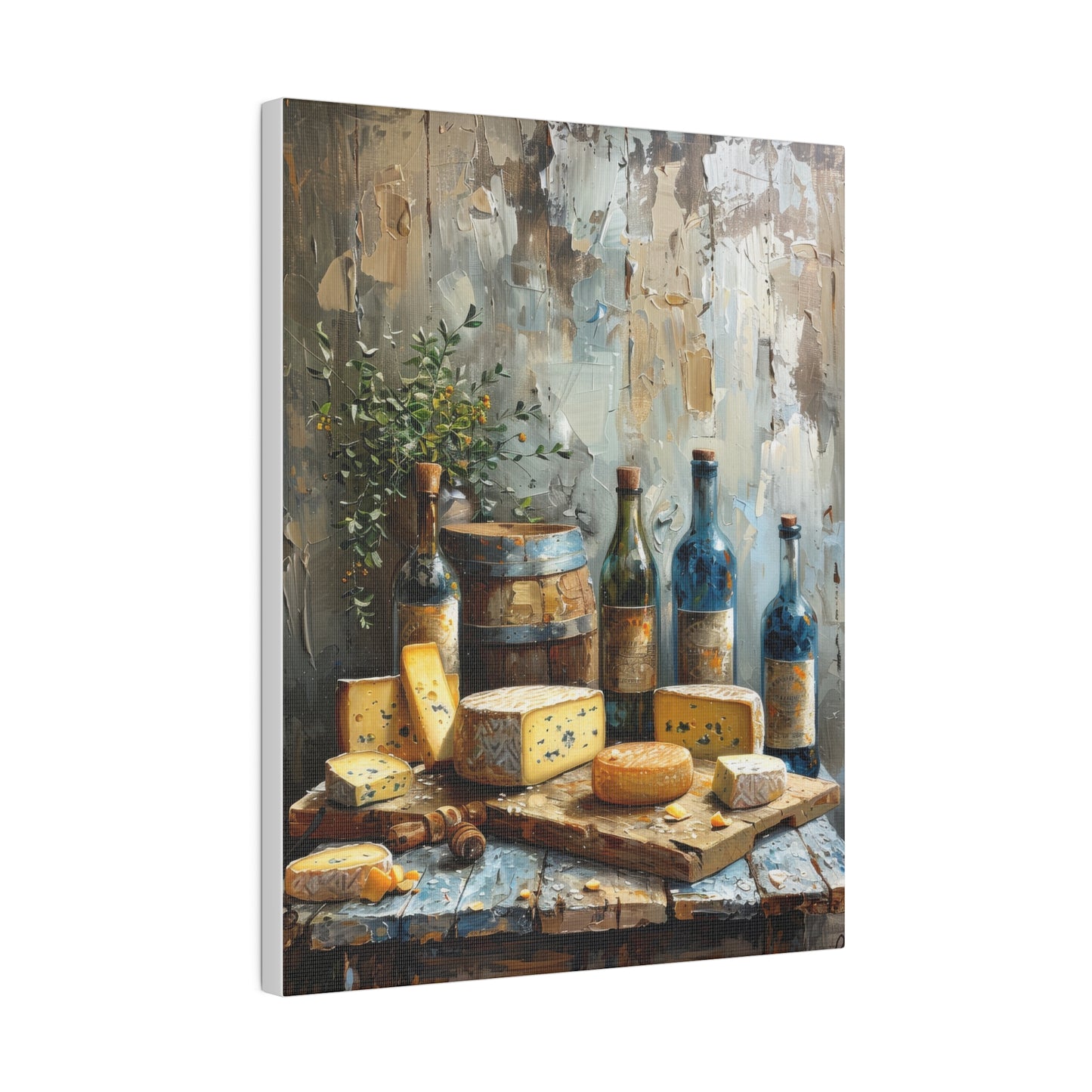 Cheese and Wine Canvas print