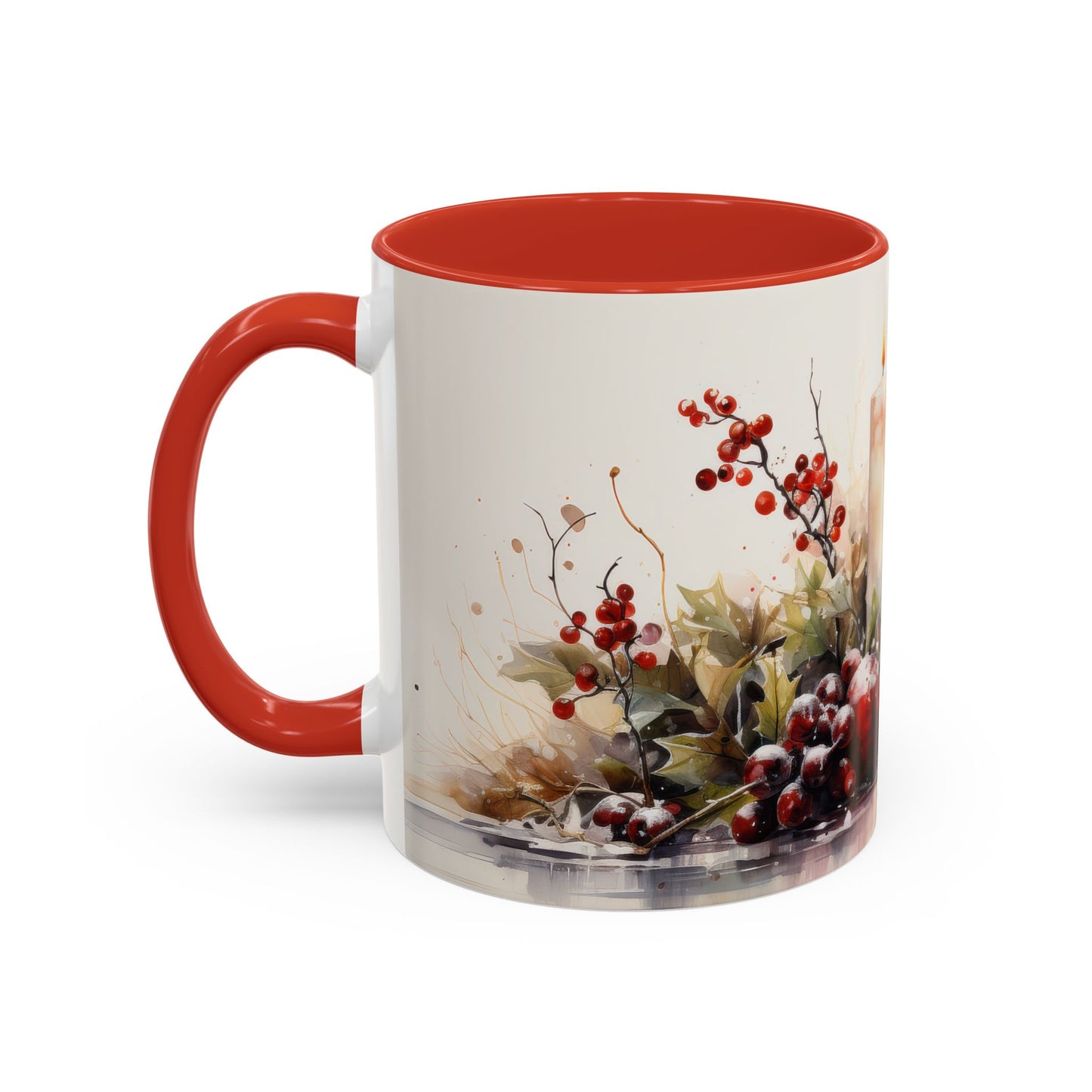 Festive Candlelight Christmas Mug