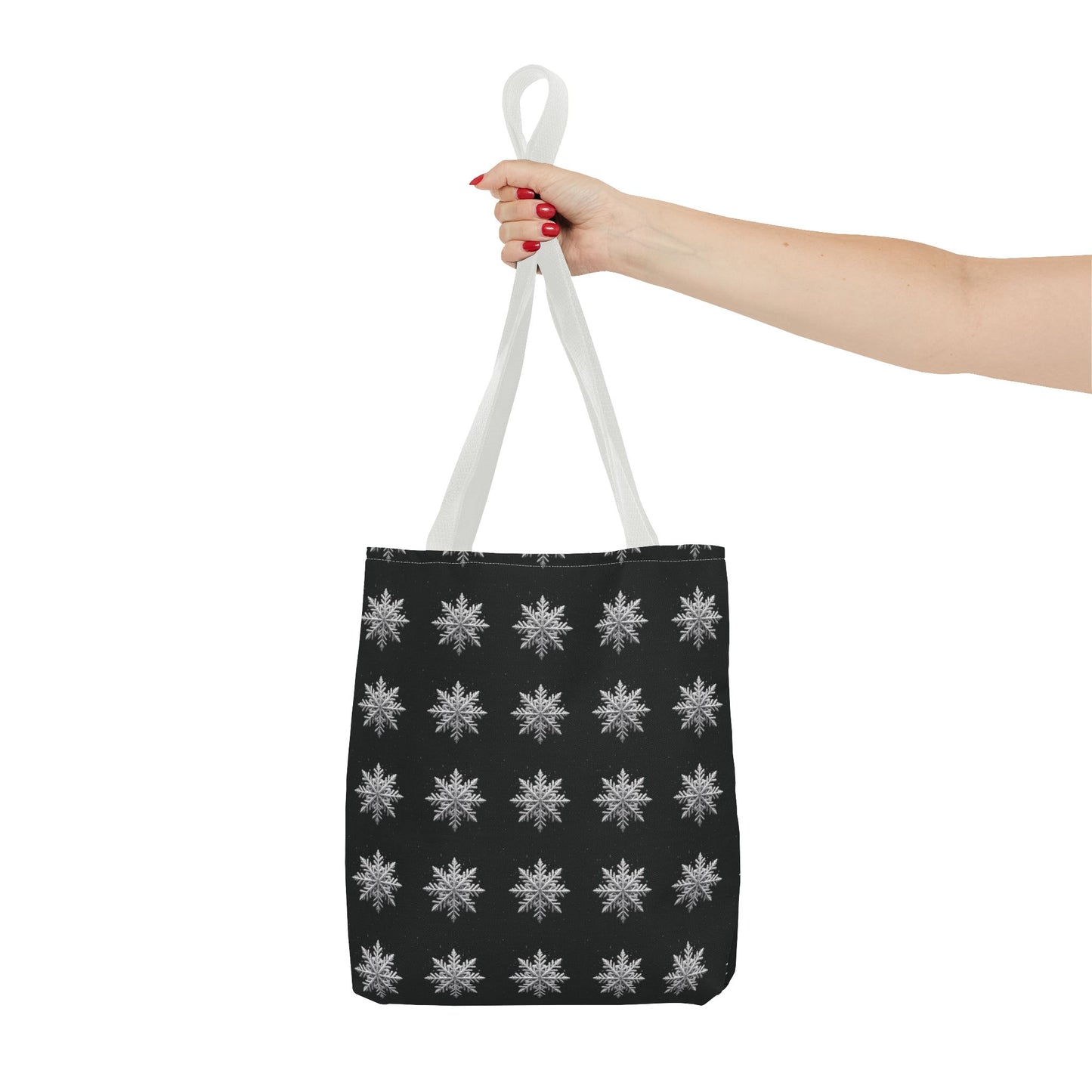 Midnight Snowflake Tote Bag