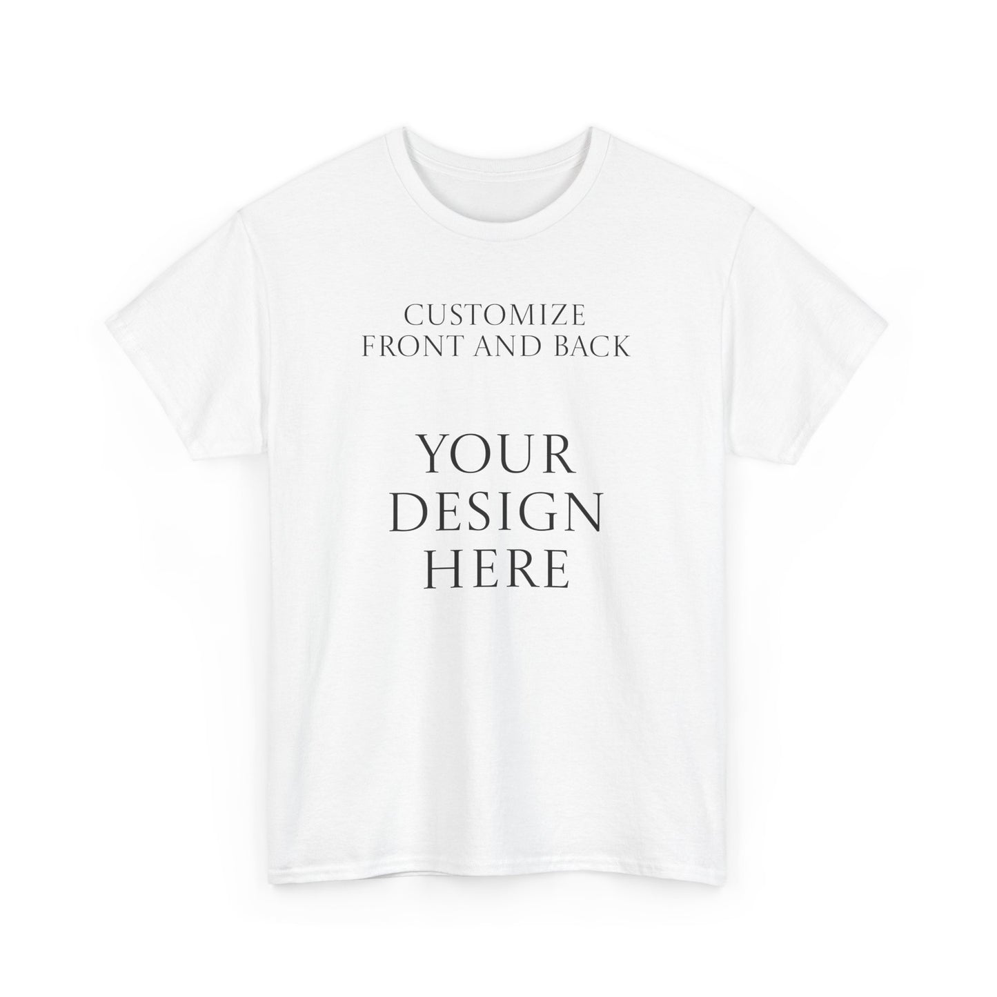 Custom Adult Unisex Heavy Cotton Tee