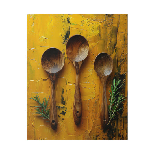 Cooking Spoons Canvas Print