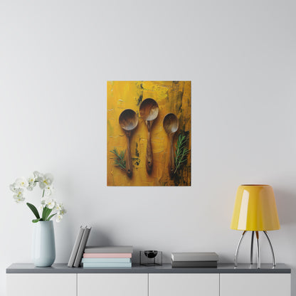 Cooking Spoons Canvas Print