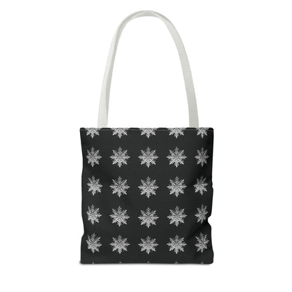 Midnight Snowflake Tote Bag