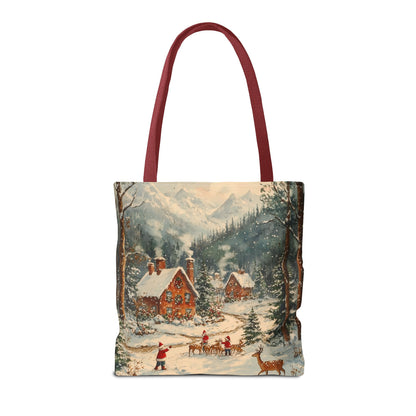 Winter Wonderland Village Tote Bag