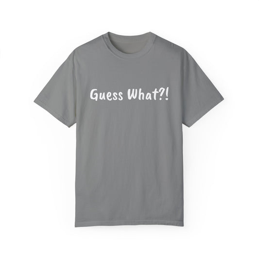Unisex T-shirt Funny Guess What Chicken Butt Two Sided Design