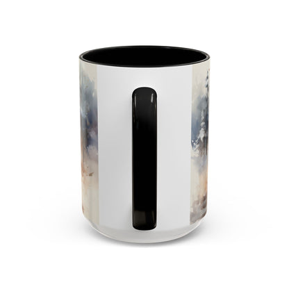 Majestic Winter Stag Mug