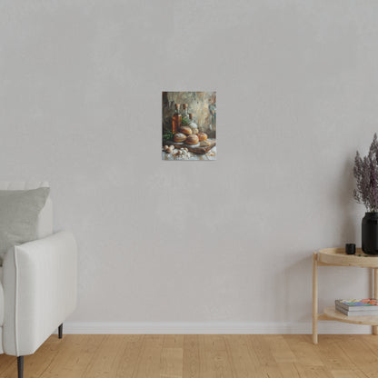 Bread and Oil Canvas Print