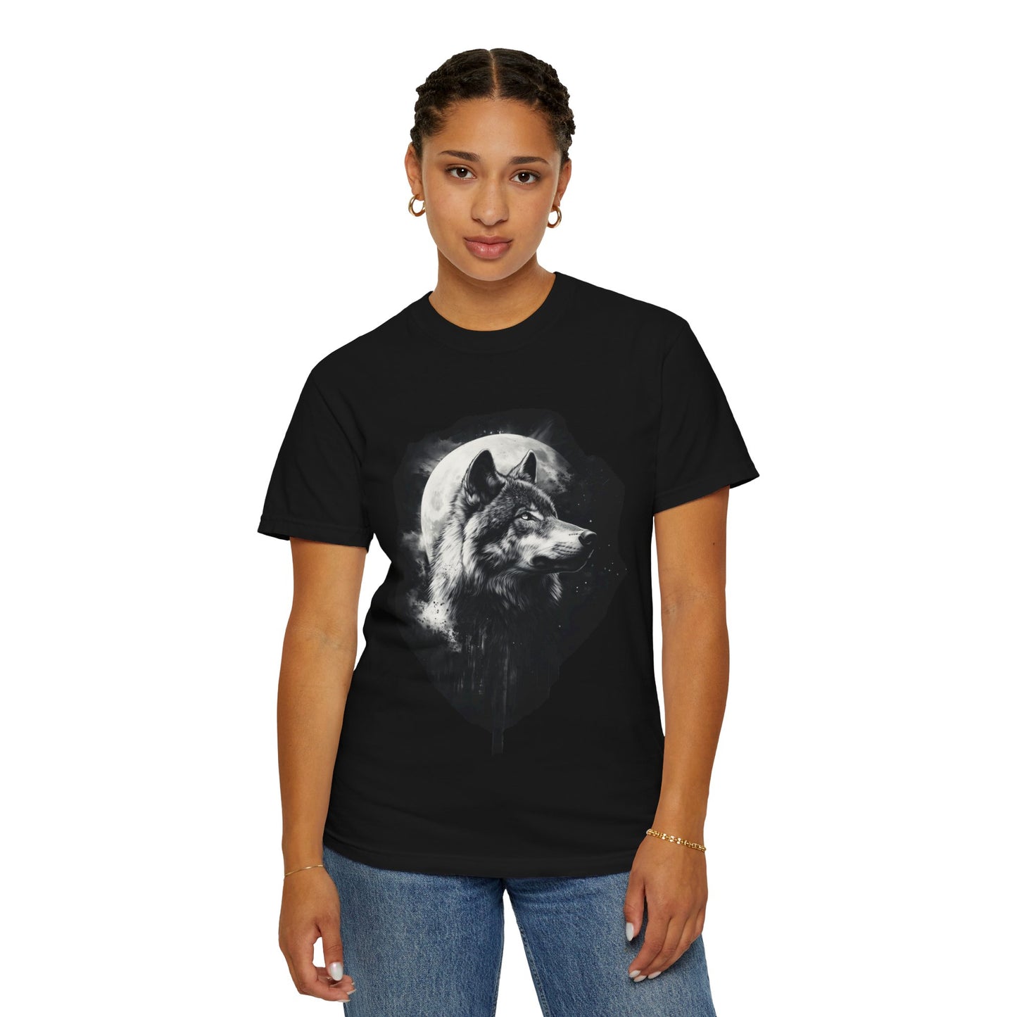 Wolf and Moon Unisex T-shirt