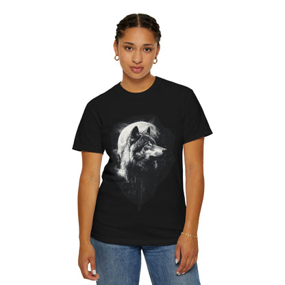 Wolf and Moon Unisex T-shirt