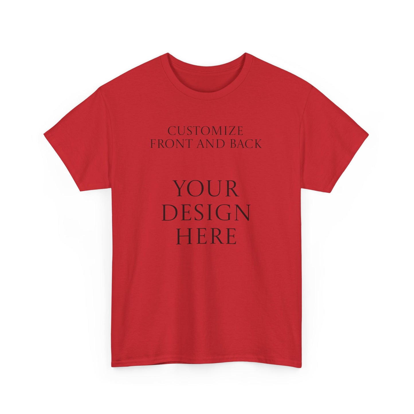Custom Adult Unisex Heavy Cotton Tee