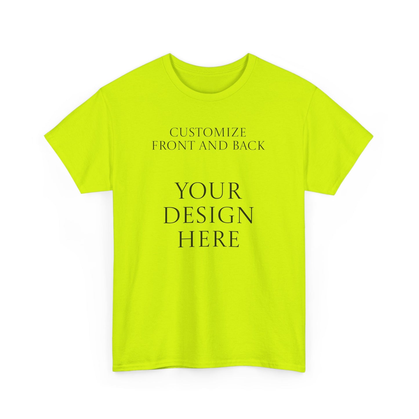 Custom Adult Unisex Heavy Cotton Tee