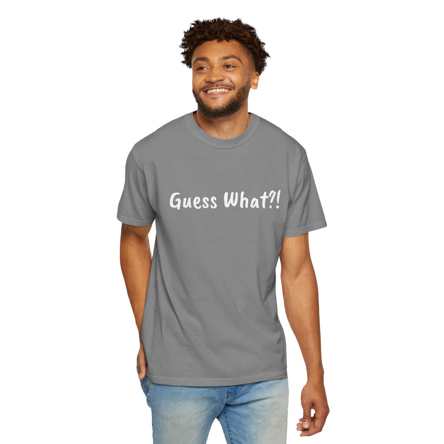 Unisex T-shirt Funny Guess What Chicken Butt Two Sided Design