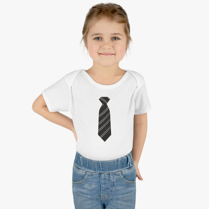 Funny Baby Boss Bodysuit - Cute Infant Outfit with Tie Design