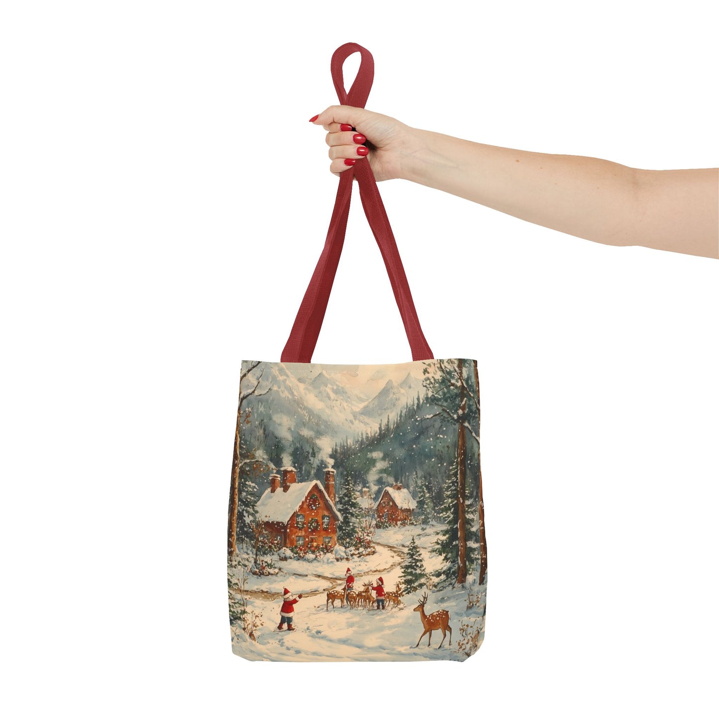 Winter Wonderland Village Tote Bag