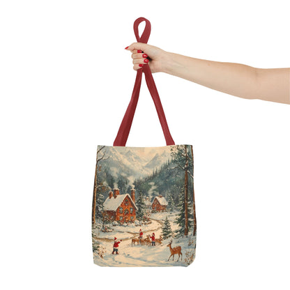 Winter Wonderland Village Tote Bag
