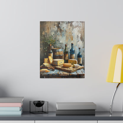 Cheese and Wine Canvas print