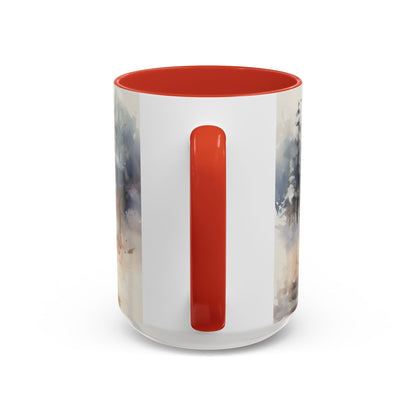 Majestic Winter Stag Mug