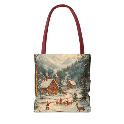 Winter Wonderland Village Tote Bag